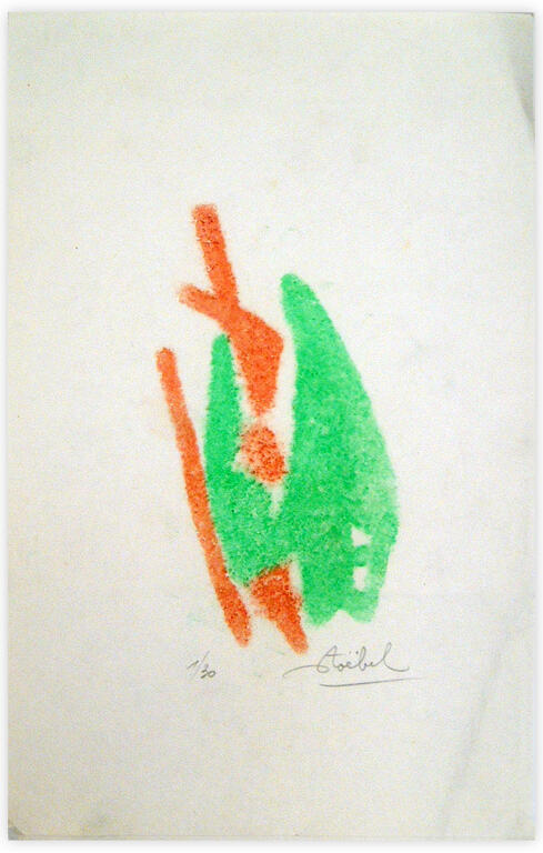 Catalogue raisonné, Edgar Stoëbel, abstract - épreuve impression 1/30 — 