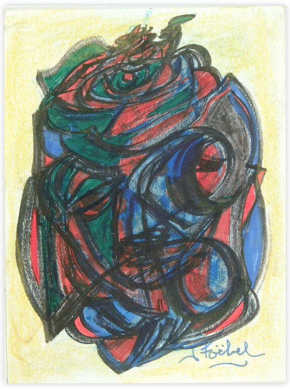 Catalogue raisonné, Edgar Stoëbel, abstract amalgam — 