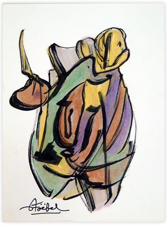 Catalogue raisonné, Edgar Stoëbel, abstract — 