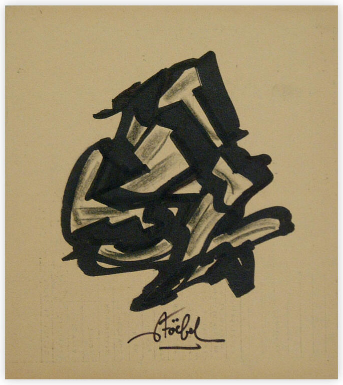 Catalogue raisonné, Edgar Stoëbel, abstract (nulle série) — 