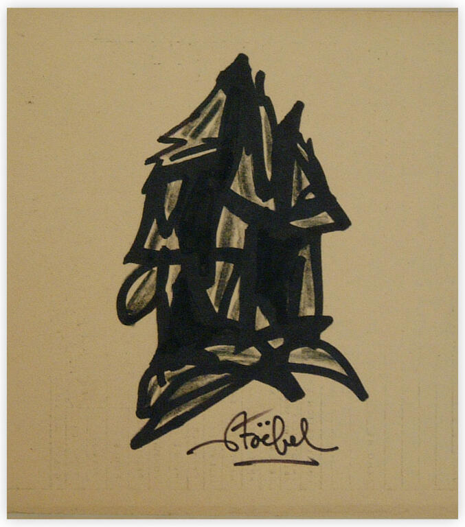 Catalogue raisonné, Edgar Stoëbel, abstract — 