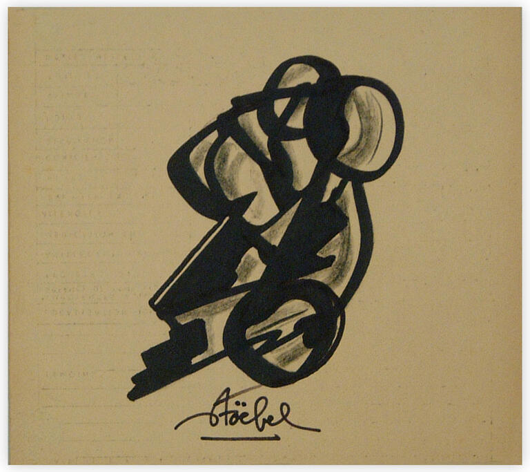 Catalogue raisonné, Edgar Stoëbel, abstract — 