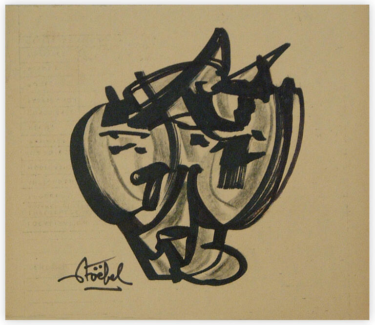 Catalogue raisonné, Edgar Stoëbel, abstract — 