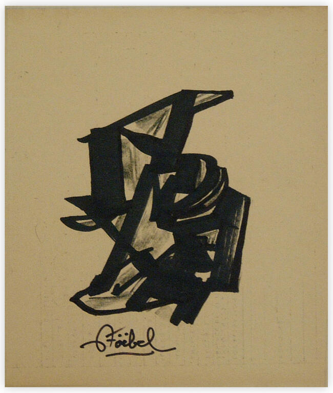 Catalogue raisonné, Edgar Stoëbel, abstract — 