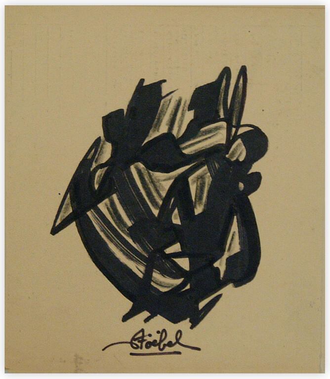 Catalogue raisonné, Edgar Stoëbel, abstract — 