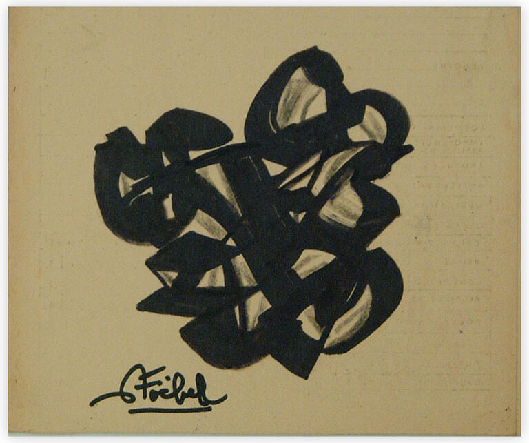 Catalogue raisonné, Edgar Stoëbel, abstract — 