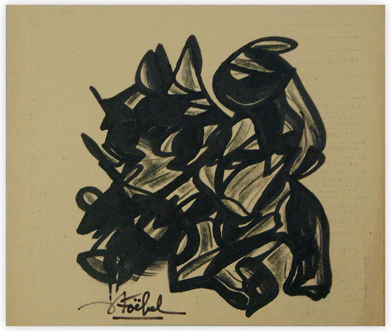 Catalogue raisonné, Edgar Stoëbel, abstract — 