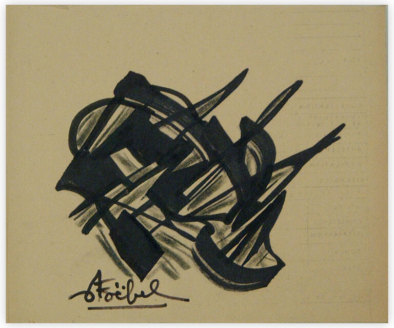 Catalogue raisonné, Edgar Stoëbel, abstract — 