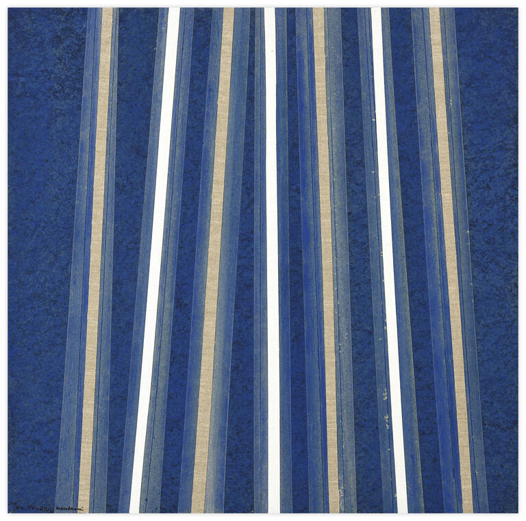 Catalogue raisonné, Henri Maccheroni, Pré- Égypte-bleu - 1979