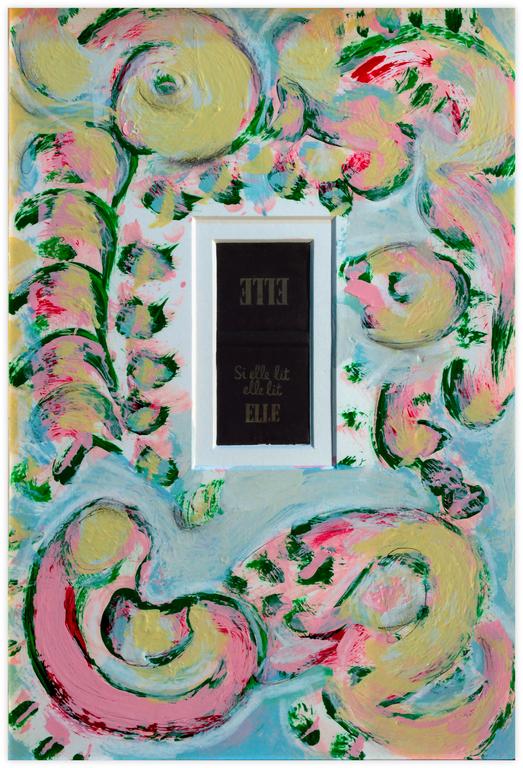 Catalogue raisonné, Jean-Jacques Lebel, Si elle lit, elle lit ELLE - 