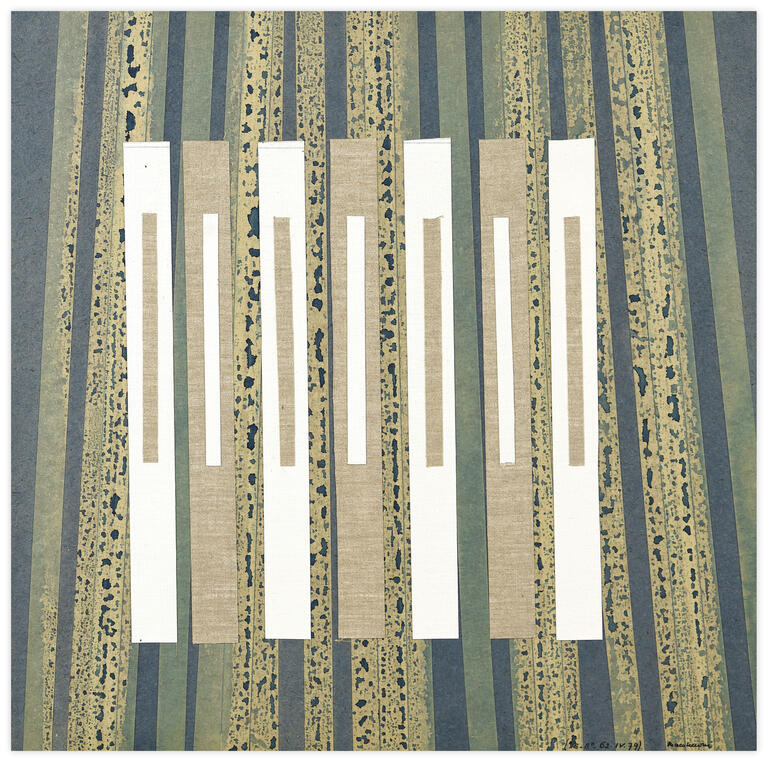 Catalogue raisonné, Henri Maccheroni, Pré- Égypte-bleu - 1979