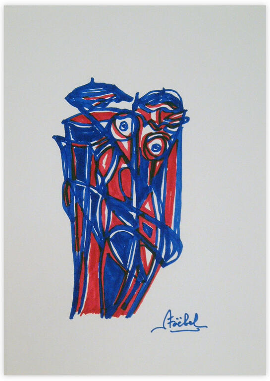 Catalogue raisonné, Edgar Stoëbel, abstract character — 