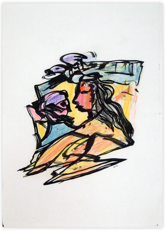 Catalogue raisonné, Edgar Stoëbel, femme et enfant — 