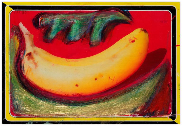 Jean-Jacques Lebel, Carte postale (banane)