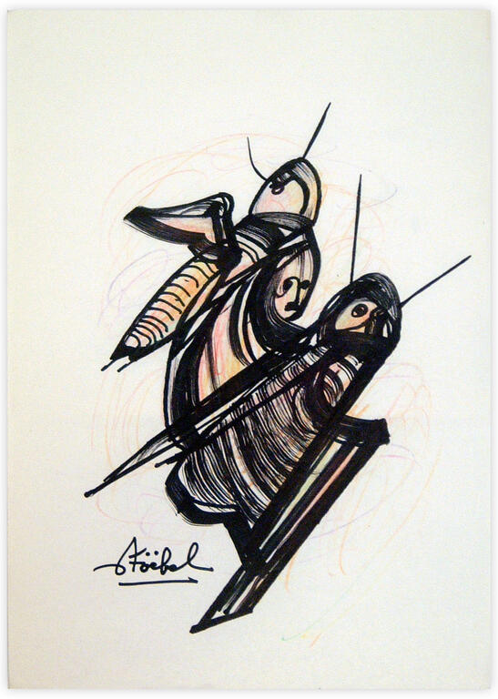 Catalogue raisonné, Edgar Stoëbel, "insects" — 