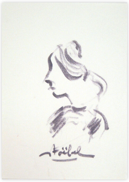 Catalogue raisonné, Edgar Stoëbel, "profil…" — 