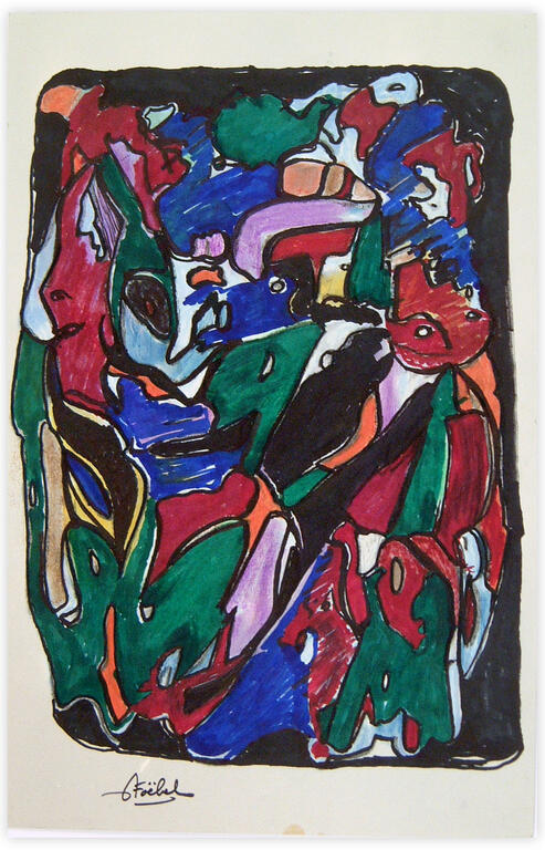 Catalogue raisonné, Edgar Stoëbel, abstract form — 