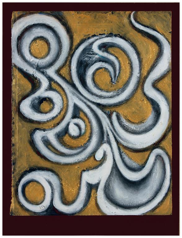 Catalogue raisonné, Jean-Jacques Lebel, Sans titre (sur fond brun) -