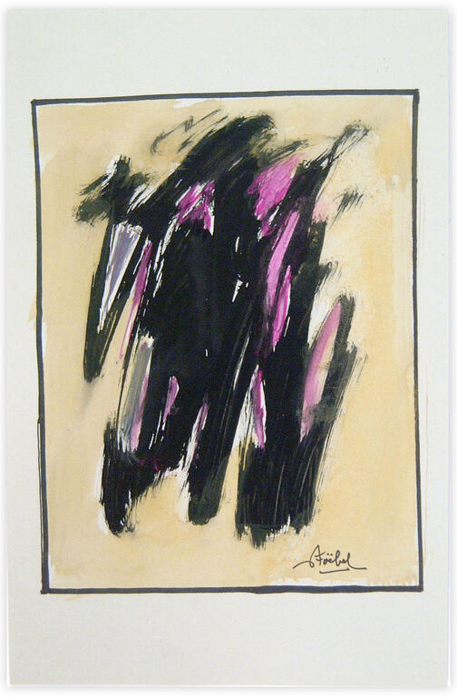 Catalogue raisonné, Edgar Stoëbel, abstract graphic — 