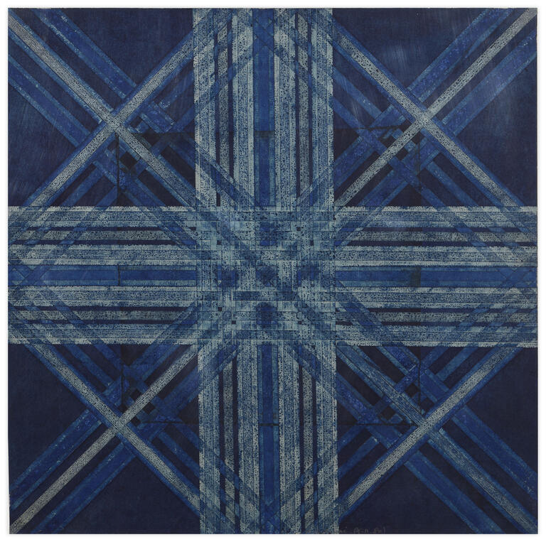 Catalogue raisonné, Henri Maccheroni, Égypte-bleu (1ère série) - 1980