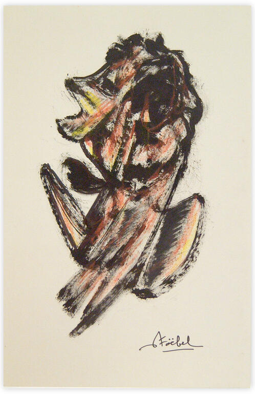 Catalogue raisonné, Edgar Stoëbel, abstract beast — 