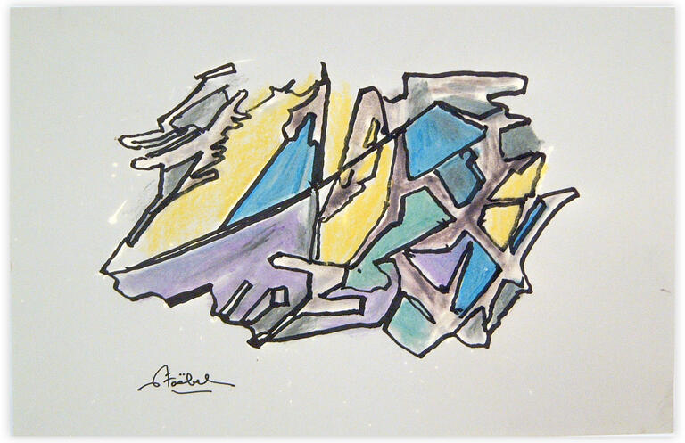 Catalogue raisonné, Edgar Stoëbel, abstract — 