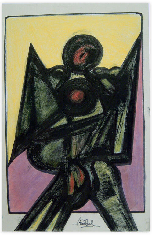 Catalogue raisonné, Edgar Stoëbel, "protected child" "femme et enfant" — 