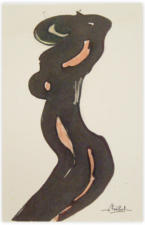 Catalogue raisonné, Edgar Stoëbel, abstract feminin — 