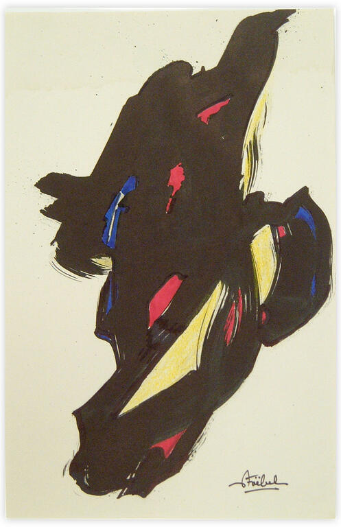 Catalogue raisonné, Edgar Stoëbel, abstract bird — 