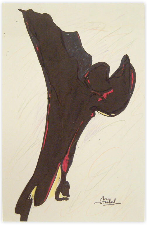 Catalogue raisonné, Edgar Stoëbel, abstract bird — 