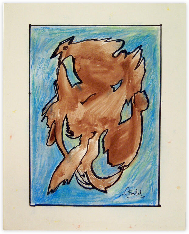 Catalogue raisonné, Edgar Stoëbel, abstract'n a bird — 