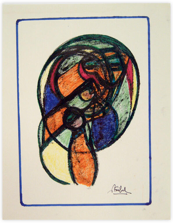 Catalogue raisonné, Edgar Stoëbel, abstract (vitrail) — 