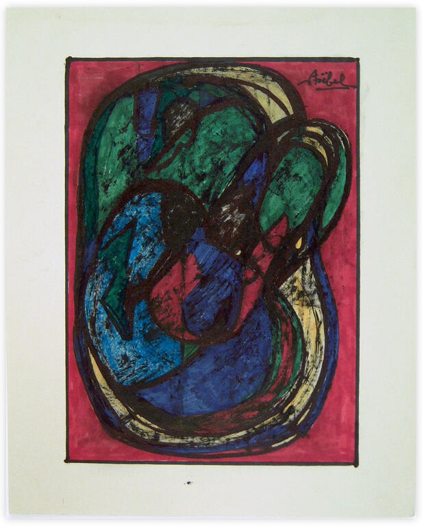 Catalogue raisonné, Edgar Stoëbel, abstract (vitrail) — 