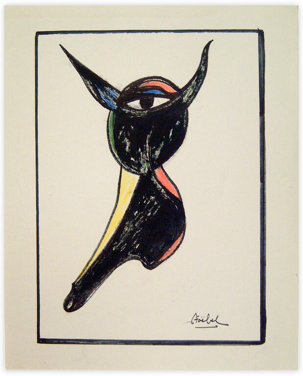 Catalogue raisonné, Edgar Stoëbel, abstract - L'œil — 