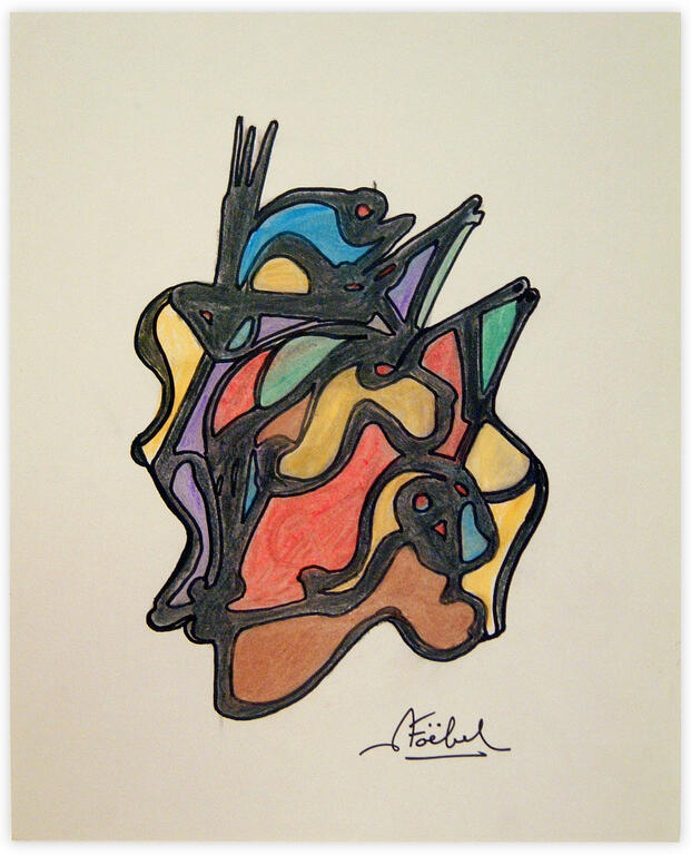 Catalogue raisonné, Edgar Stoëbel, abstract — 