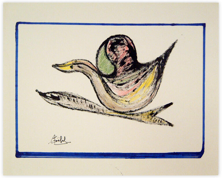 Catalogue raisonné, Edgar Stoëbel, l'oiseau et le poisson — 