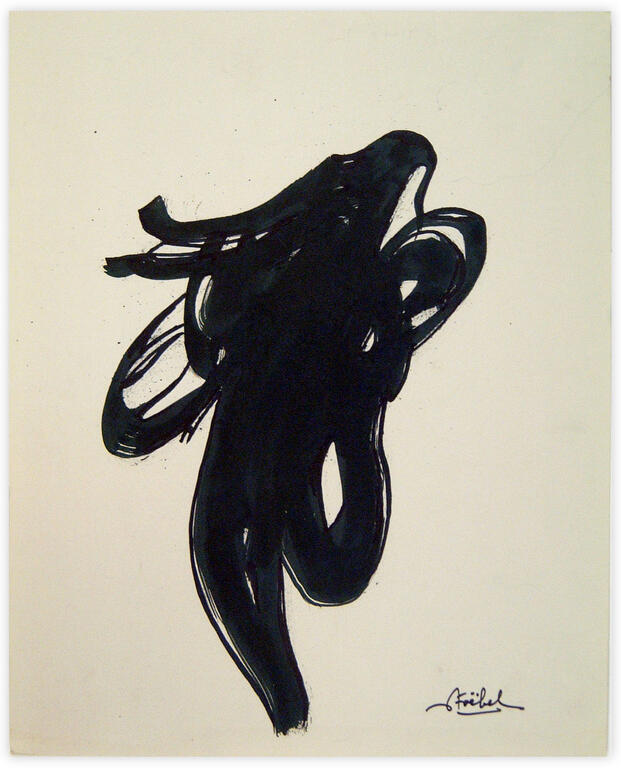 Catalogue raisonné, Edgar Stoëbel, abstract print — 