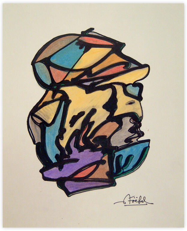 Catalogue raisonné, Edgar Stoëbel, abstract — 