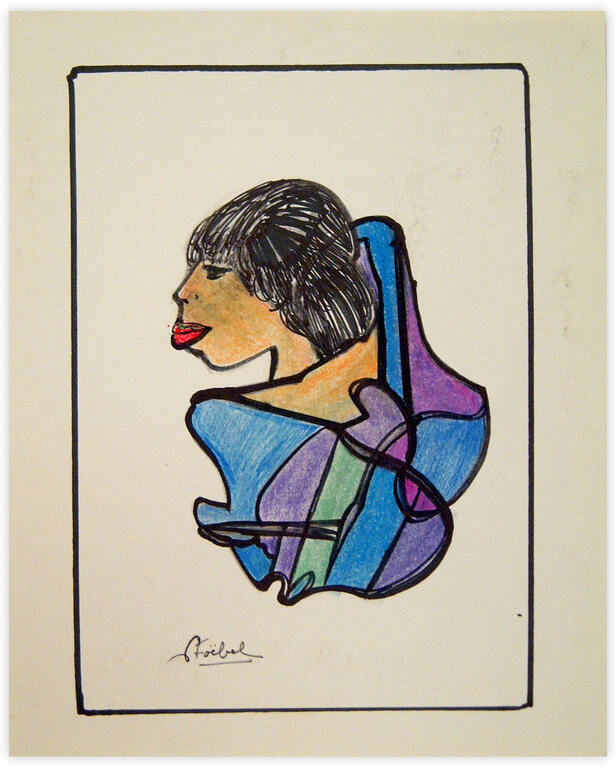 Catalogue raisonné, Edgar Stoëbel, abstract 'n woman — 
