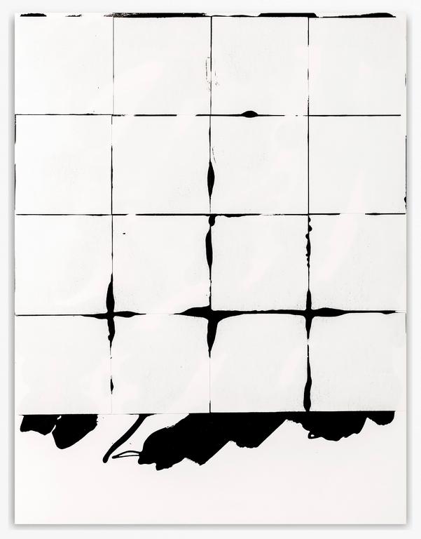 Catalogue raisonné, Sans titre, 1970-1071, 1970, Peinture, découpes, collages sur papier Ingres, 64,5 x 50, collection privée. 