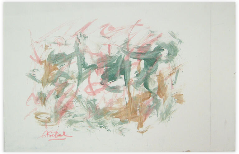 Catalogue raisonné, Edgar Stoëbel, abstract calligraphic — 