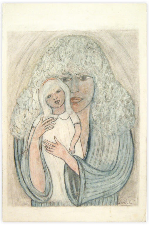 Catalogue raisonné, Edgar Stoëbel, femme et enfant — 