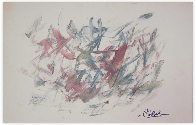 Catalogue raisonné, Edgar Stoëbel, abstract calligraphic — 