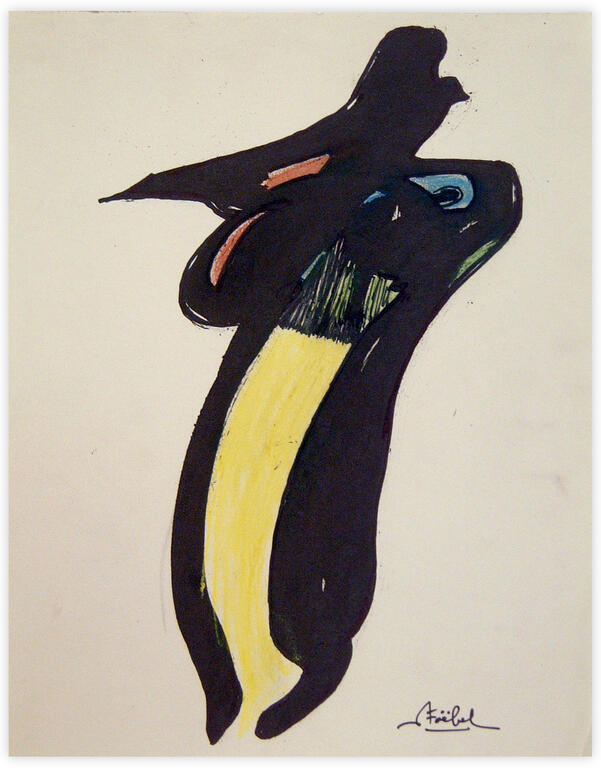 Catalogue raisonné, Edgar Stoëbel, birdy abstract — 