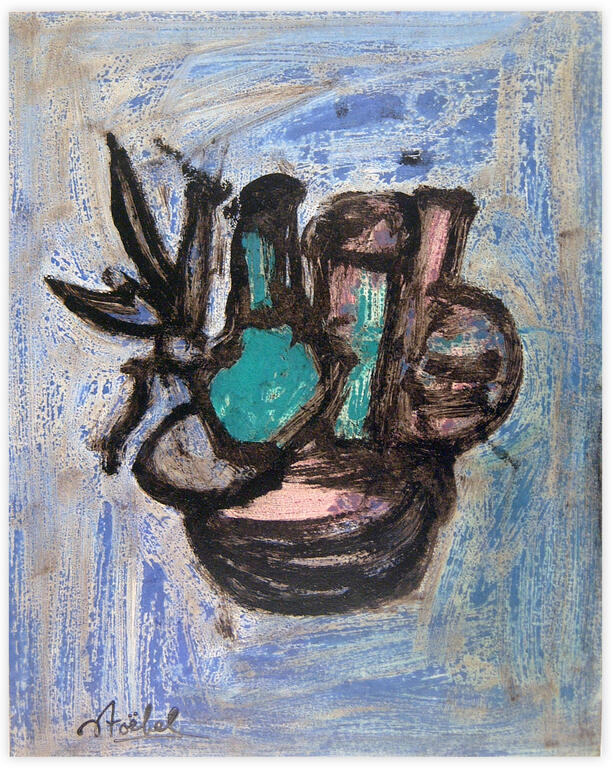 Catalogue raisonné, Edgar Stoëbel, abstract 'n blue — 