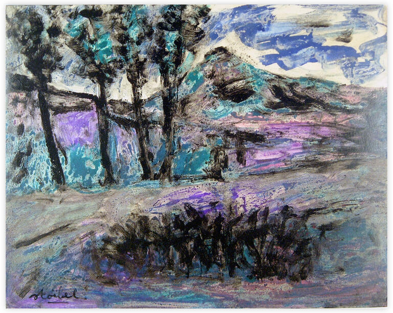 Catalogue raisonné, Edgar Stoëbel, landscape — 