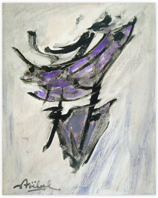 Catalogue raisonné, Edgar Stoëbel, birdy abstract — 