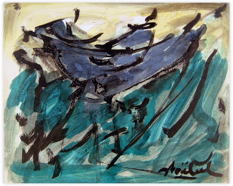 Catalogue raisonné, Edgar Stoëbel, on the water — 