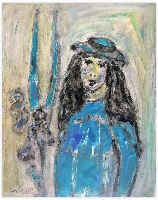 Catalogue raisonné, Edgar Stoëbel, femme et ange — 