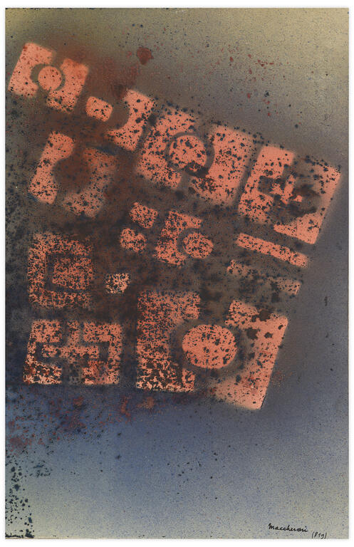 Catalogue raisonné, Henri Maccheroni, Les Archéologies aléatoires - circa 1974